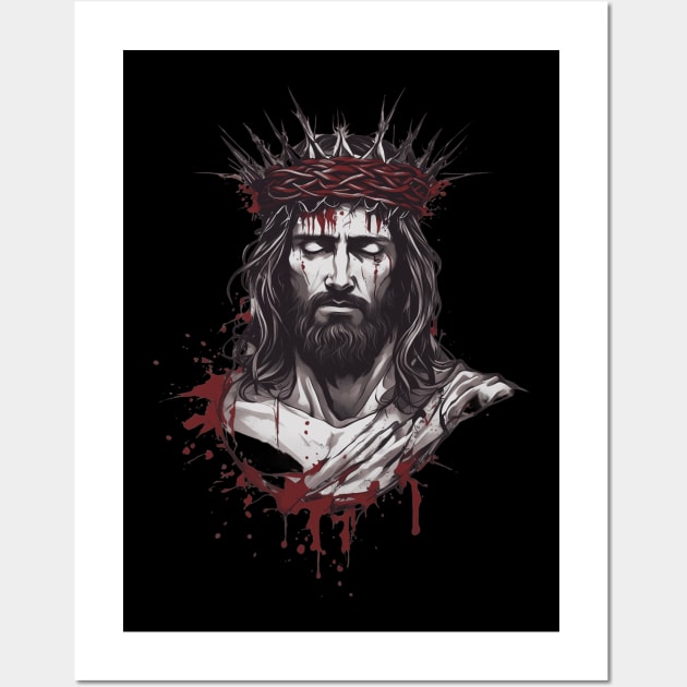 Jesus Of Nazareth Wall Art by animegirlnft